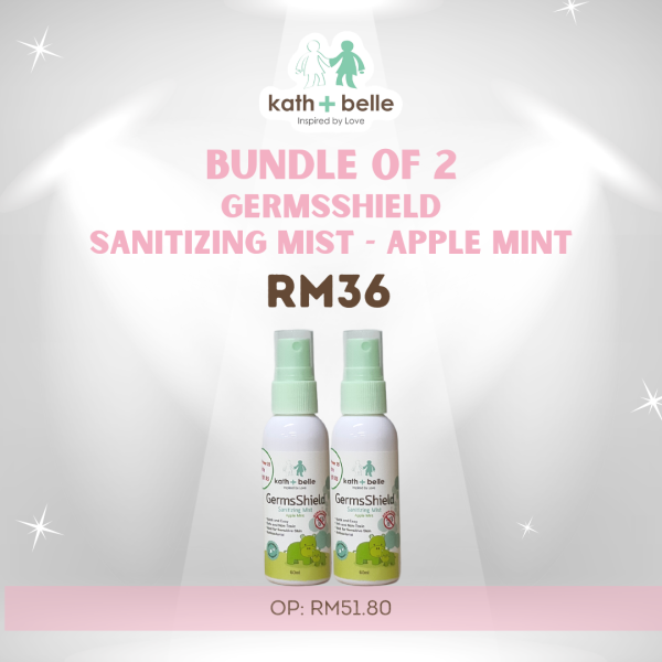 sanitizing mist apple mint (2pcs)