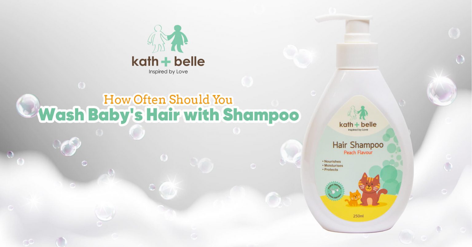 How Often Should You Wash Baby's Hair with Shampoo? Kath + Belle