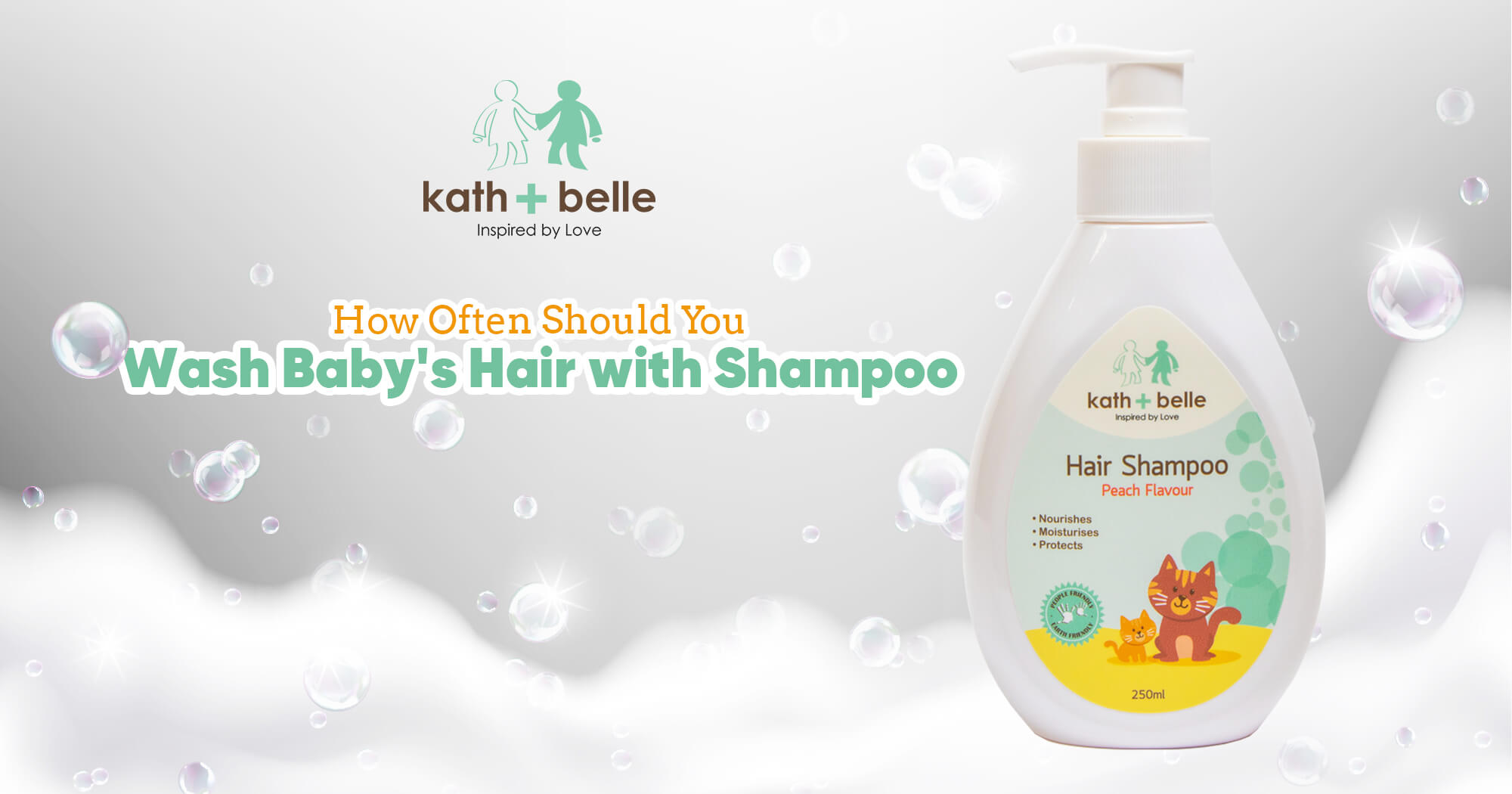 How Often Should You Wash Baby's Hair with Shampoo? Kath + Belle