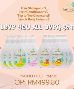 Kath N Belle Love You All Set Square Banner