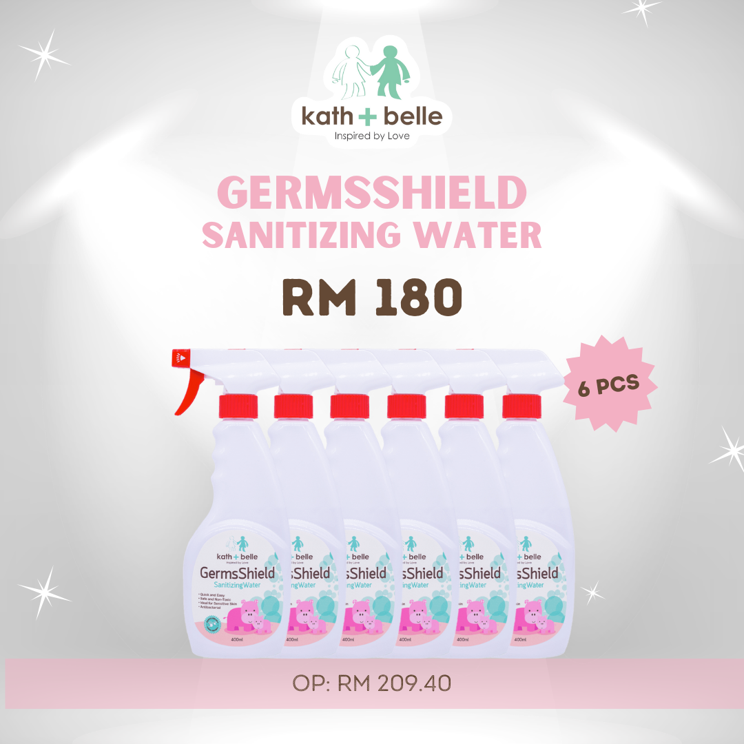 GermsShield Sanitizing Water (6 Pcs)- Kath+Belle